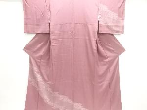 霞に花模様鮫小紋訪問着